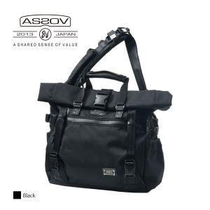 アッソブ メッセンジャーバッグ メンズ レディース CORDURA DOBBY 305D 2WAY BAG S 061415 AS2OV｜double-edge