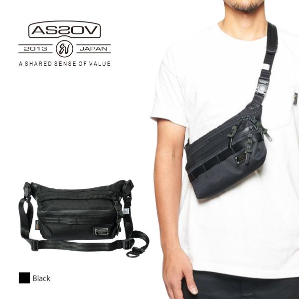 アッソブ メッセンジャーバッグ メンズ レディース CORDURA DOBBY 305D FANNY...