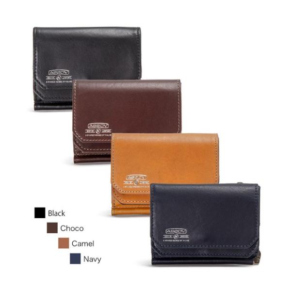 アッソブ AS2OV 財布 三つ折り マネークリップ LEATHER MOBILE WALLET M...