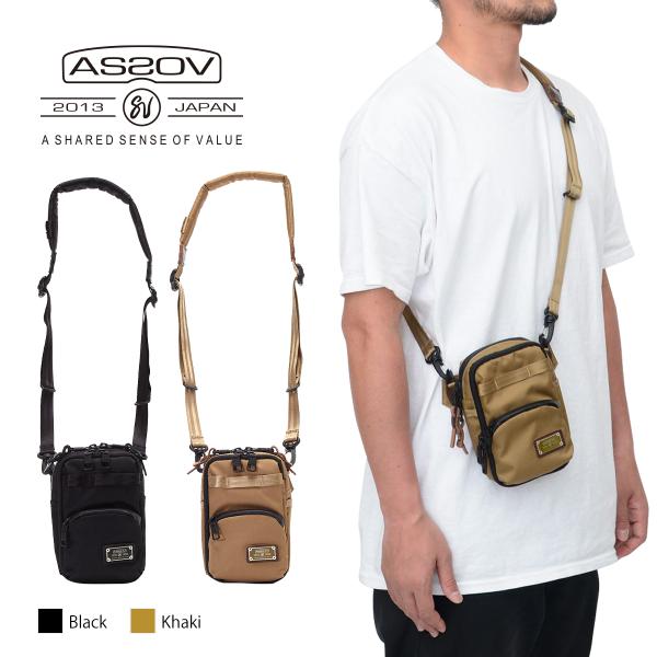 アッソブ サコッシュ メンズ レディース CORDURA DOBBY 305D WALLET SHO...