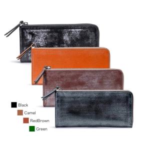 スロウ SLOW 長財布 ブライドルレザー L字ファスナー ロングウォレット 本革 L zip long wallet 日本製 SO791J