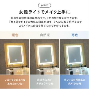 ドレッサー コンパクト コスメ 収納 ワゴン ...の詳細画像1