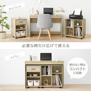 デスクセット 机 デスク セット ラック付き ...の詳細画像1