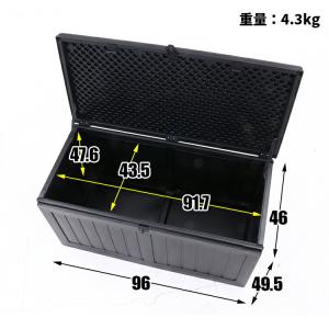 屋外 ゴミ箱 ベランダ 蓋付き 防水 大容量 ...の詳細画像1