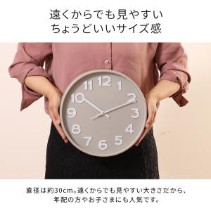 掛け時計 掛時計 静音 丸 おしゃれ 時計 壁...の詳細画像4