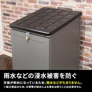 収納 屋外 ゴミ箱 収納庫 大型 屋外収納 戸...の詳細画像3