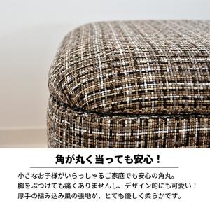収納ベンチ スツール 収納付き 高さ40cm ...の詳細画像3