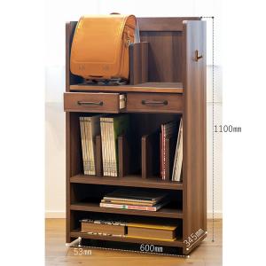 ランドセルラック 2人用 キャスター付き 完成...の詳細画像5