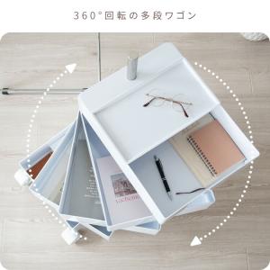 書類収納 デスク下収納 書類棚 ファイルワゴン...の詳細画像2
