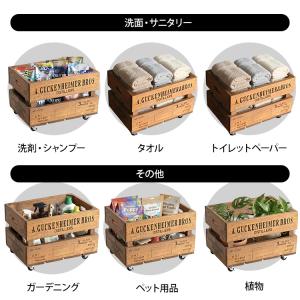 収納ボックス 木製 ペットボトル収納 キャスタ...の詳細画像5