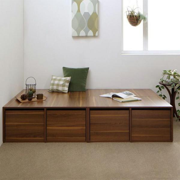 (タイムセール中) シングルベッド ベッドフレームのみ 引出し4杯 ハイタイプ 引き出し収納 収納付...