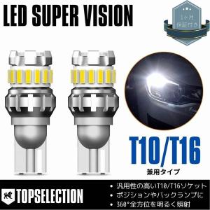 レクサス CT200h H23.1〜H25.12 ZWA10 バックランプ T16 LEDバルブ T10互換 超高輝度 36発SMD ホワイト 6500K 2本セット ポジション/ナンバー灯