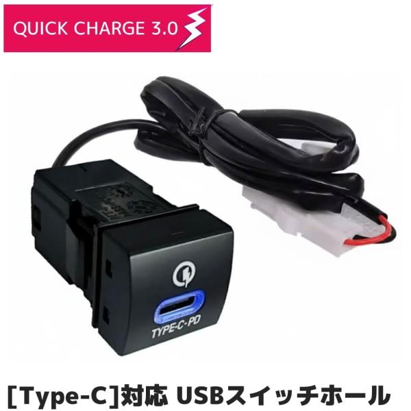 ヴォクシー MZRA90W/95W R4/1- ブルーLED付 Dタイプ USBポート [Type-...