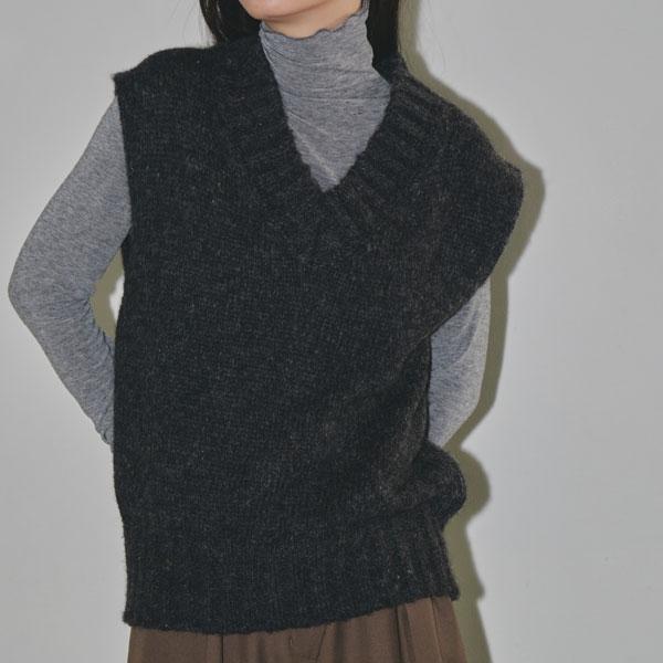 TODAYFUL 2023prefall トゥデイフル Mottle Yarn Knit Vest ...