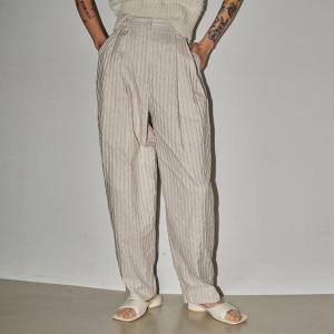 TODAYFUL トゥデイフル 5月上旬〜中旬予約 Jacquard Stripe Trousers 12410706｜doubleheart