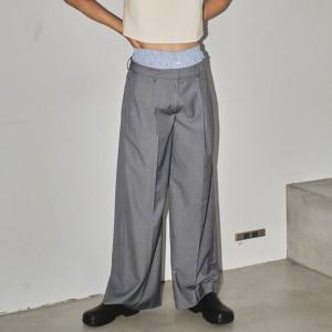 【TODAYFUL SALE 40%OFF】【即納】トゥデイフル TODAYFUL 2024springsummer ボトムス Double Waist Trousers ダブルウエストパンツ ロング丈 2024ss 12410715