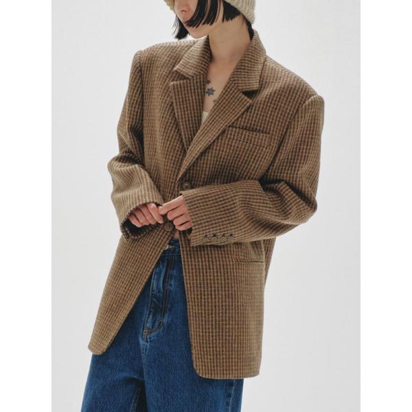 トゥデイフル TODAYFUL 2025prefall アウター Wool100% Check Ja...