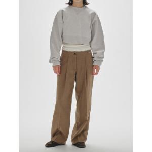 TODAYFUL Tuck Wide Trousers ダークブラウン 38 TODAYFUL 【即納】トゥデイフル パンツ Tuck Wide Trousers
