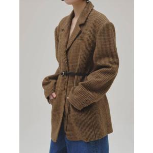 トゥデイフル TODAYFUL 2026Prefall アウター Wool100% Check Jacket 9月下旬〜10月中旬予約 ウール100％チェックジャケット 長袖 ミドル丈 12620101 26秋冬