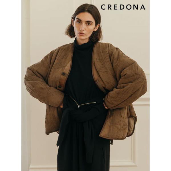 クレドナ CREDONA アウター KIRYU JACQUARD LINER JACKET 桐生ジャ...