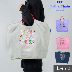 【送料無料】 Ball＆Chain ボールアンドチェーン KYOTO KOI Lサイズ レディース バッグ BLUE LABEL ショッピングバッグ エコバッグ トートバッグ ショルダー｜doubleheart