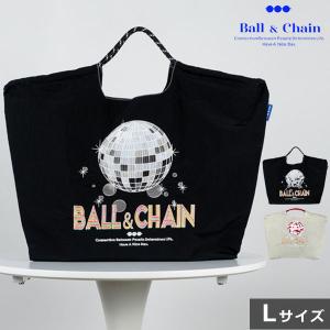 【送料無料】 Ball＆Chain ボールアンドチェーン MIRROR BALL Lサイズ レディース バッグ BLUE LABEL ショッピングバッグ エコバッグ トートバッグ ショルダー｜doubleheart