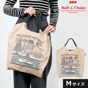 【送料無料】 Ball＆Chain ボールアンドチェーン C.MACARON Mサイズ バッグ BLUE LABEL ショッピングバッグ エコバッグ トートバッグ ショルダー 刺繍｜doubleheart