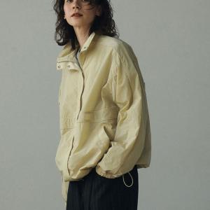 anuke 2024FallWinter アンヌーク アウター Nylon Tech Blouson 8月下旬〜9月中旬予約 ナイロンテックブルゾン ミドル丈 長袖 24秋冬 62420201｜doubleheart