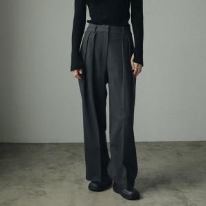 anuke 2024FallWinter アンヌーク ボトムス Strech Twill Pants 10月下旬〜11月中旬予約 ストレッチツイルパンツ ロング丈 フルレングス 24秋冬 62420713｜doubleheart