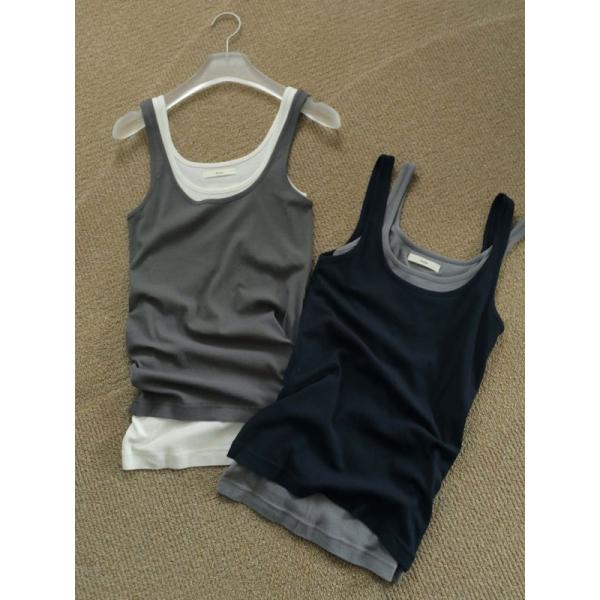 アンヌーク anuke 2025SpringSummer トップス Sheer Layered Ta...