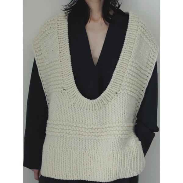 アンヌーク anuke 2025FallWinter トップス Uneck Handknit Ves...