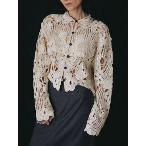 anuke（アンヌーク） anuke 2026Prefall トップス Cutwork Opencollar