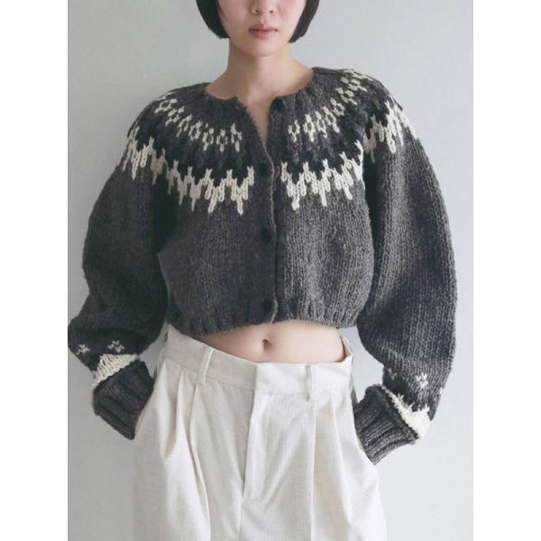 アンヌーク anuke 2026Prefall トップス Nordic Handknit Cardi...