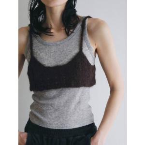 アンヌーク anuke 2026Prefall トップス Crochet Knit Bustier クロシェニットビスチェ レイヤード 重ね着 26秋冬 62620510