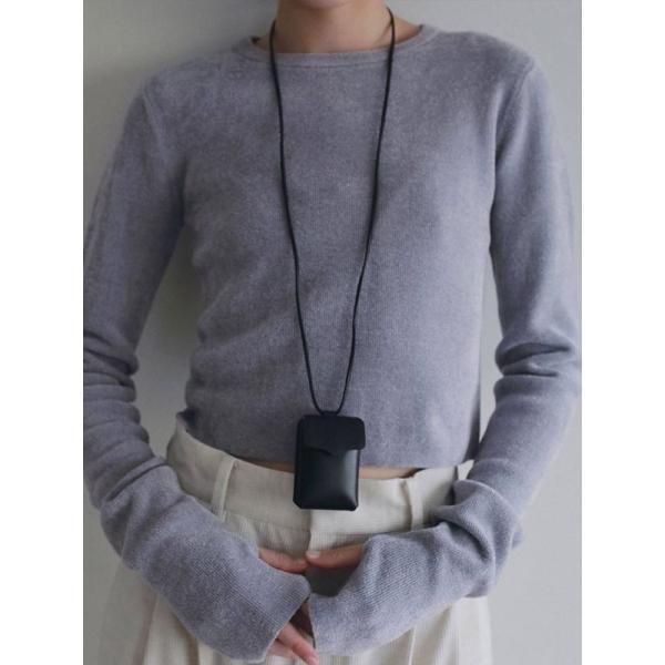 アンヌーク anuke 2026Prefall トップス Crewneck Velour Knit ...