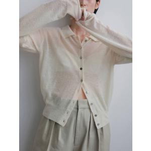 anuke（アンヌーク） 即日発送 Sheer Henley Knit 62610514 シアー