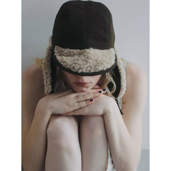 アンヌーク anuke 2026Prefall 帽子 Boa Flight Cap 9月下旬〜10月...