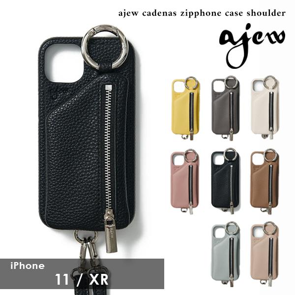 【iPhone11/XR対応】 エジュー ajew cadenas zipphone case sh...