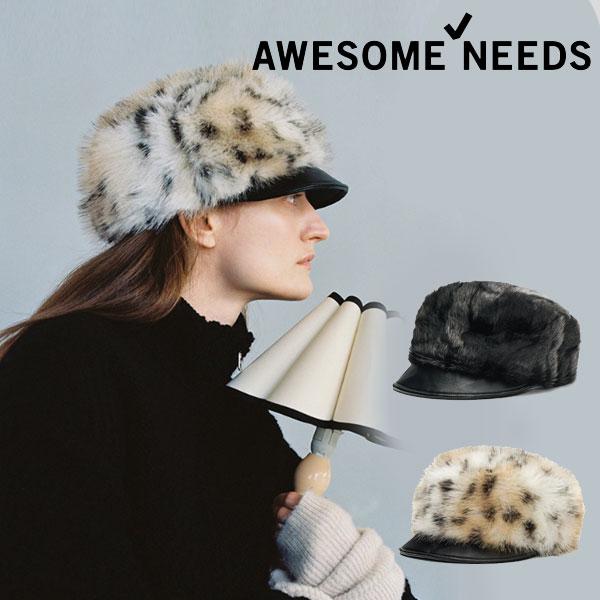 SALE AWESOME NEEDS オーサムニーズ BELLBOY CAP FUR レディース 帽...