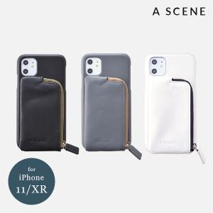 SALE 【iphone11/XR対応】エーシーン A SCENE 通販 B&C Aging leather case ケース ajew エジュー ポケット iphone iphone11 XR イレブン 父の日｜select shop DOUBLE HEART