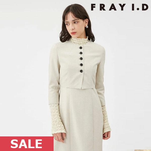 SALE フレイアイディー FRAY I.D ダブルクロスクロップドジャケット トップス アウター ...