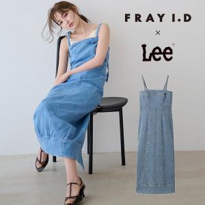 フレイアイディー FRAY I.D ワンピース 【Lee× FRAY I.D】ストレートデニムキャミワンピース ロング丈 デニム fwfo261804