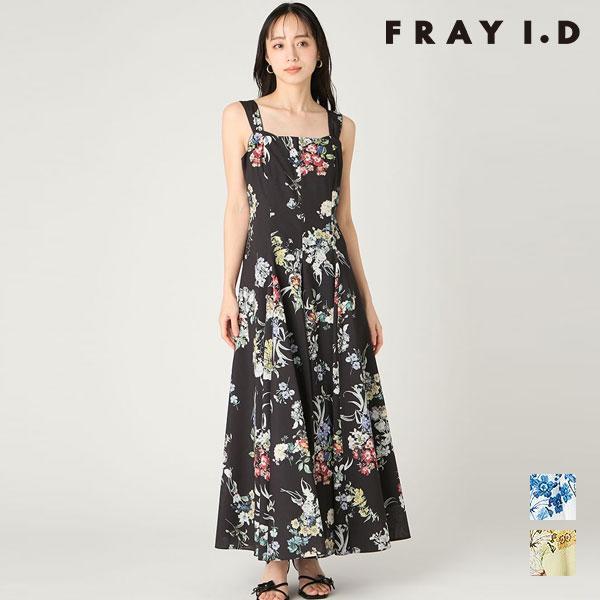 フレイアイディー FRAY I.D ワンピース 26春夏 レイヤードライクフラワーワンピース／ウォッ...