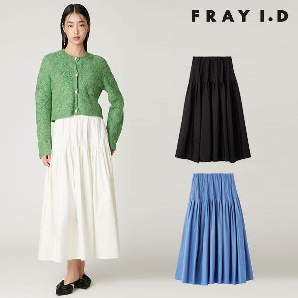 新作10%OFF フレイアイディー FRAY I.D ボトムス 25秋冬 イレギュラータックフレアス...