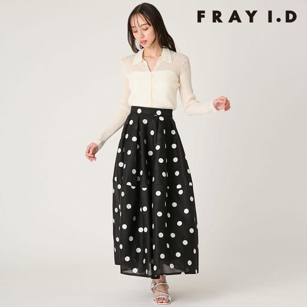 フレイアイディー FRAY I.D ボトムス 26春夏 ボンディングチュール構築スカート 2月中旬〜...