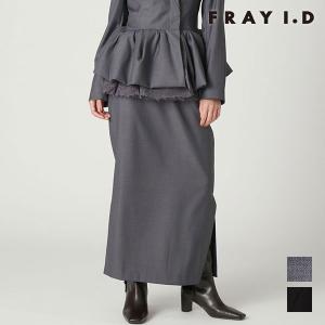 フレイアイディー FRAY I.D ボトムス 26秋冬 ハイウエストIラインスカート 10月上旬〜下旬予約 ロング丈 ハイウエスト fwfs264602