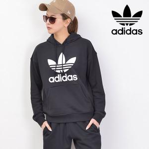 アディダスオリジナルス adidas originals 通販 アディダス アディカラー トレフォイル パーカー レディース トップス 長袖 シンプル スリーストライプ ロゴ