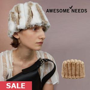 SALE AWESOME NEEDS オーサムニーズ LOW LAMPSHADE HAT_LOOF レディース 帽子 ハット 小物 llhat-roof｜doubleheart
