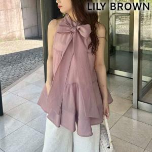 SALE50%OFF リリー ブラウン LILY BROWN トップス アメスリティアード2wayブラウス ノースリーブ ミドル丈 lwfb254214｜select shop DOUBLE HEART