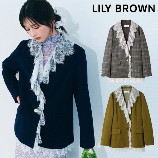 【新作10%OFF】 リリー ブラウン LILY BROWN アウター 25秋冬 2wayヴィンテー...